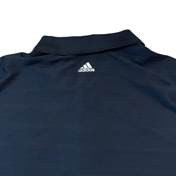 Adidas Polo Shirt Men's 2XL U.S. Open 2012 Striped Stretch Moisture Wicking - Picture 11 of 11